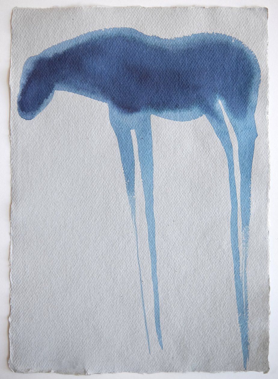 Cheval bleu - Eugenie Vronskaya