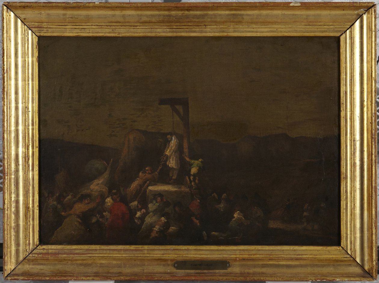 Die Hinrichtung - Eugenio Lucas Velázquez