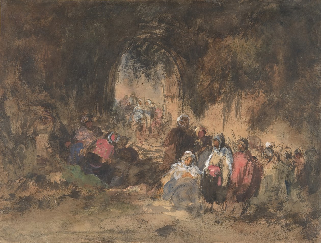 Arabes au repos - Eugenio Lucas Villamil