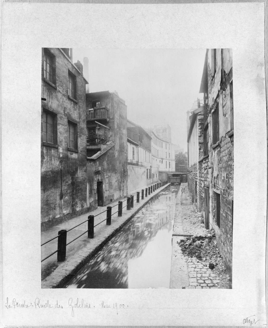 La Bièvre, Ruelle des Gobelins, Paris, mai 1900 - Eugène Atget