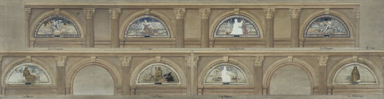 Esquisse pour la salle à manger de l
