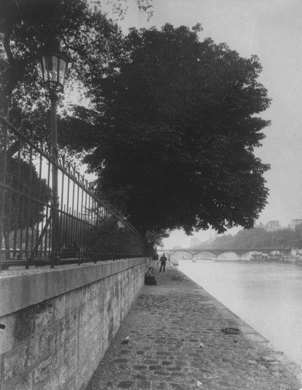 Vue du Pont des Arts depuis le terre-plein du Pont Neuf, 1911 - Eugène Atget
