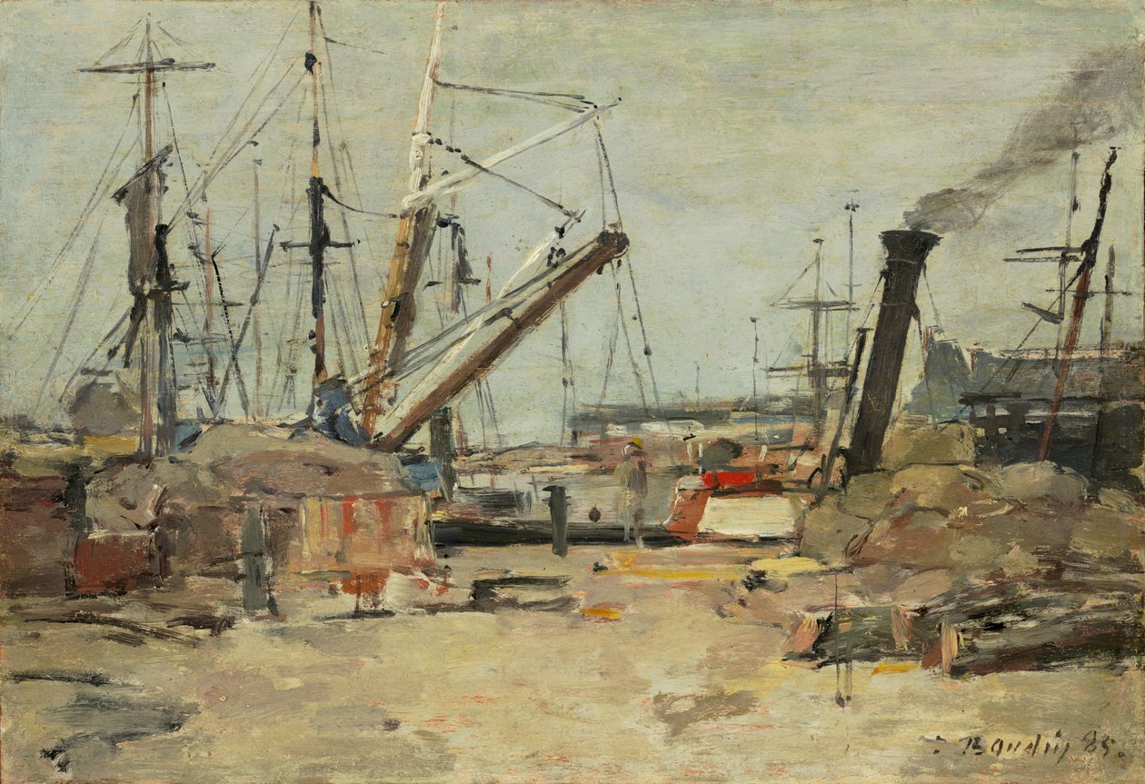 Les chalutiers - Eugène Boudin