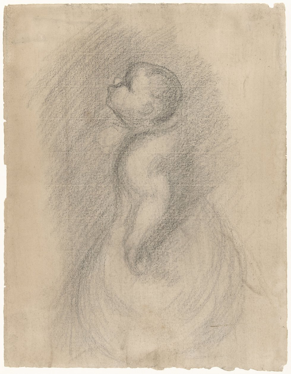 Bébé vu de côté - Eugène Carrière
