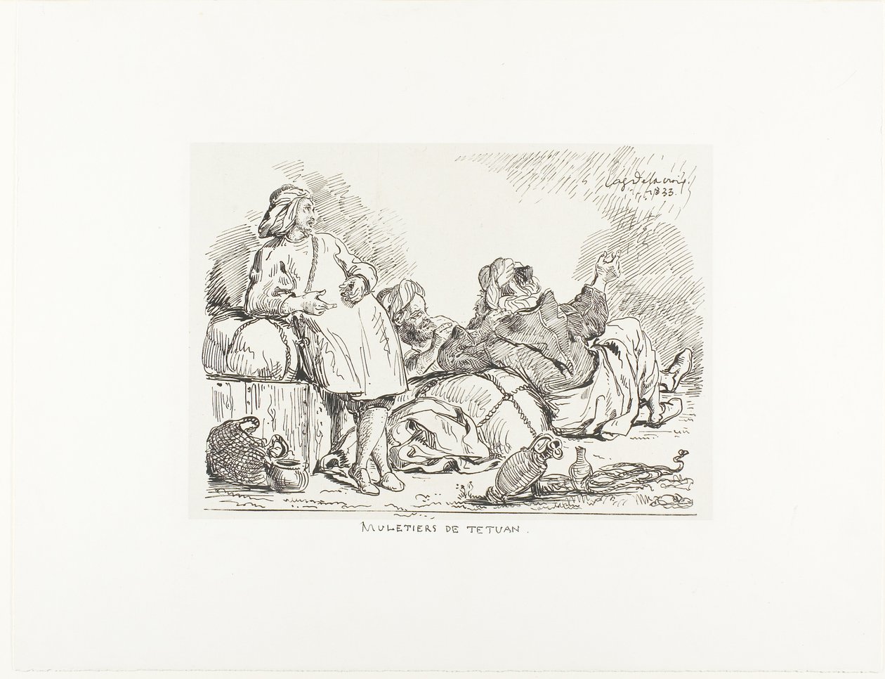 Muletiers de Tétouan - Eugène Delacroix