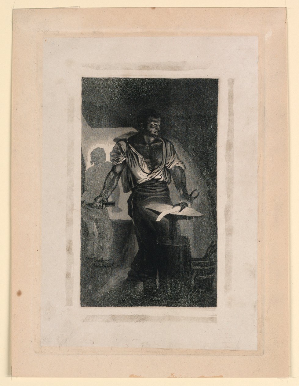 Le Forgeron - Eugène Delacroix