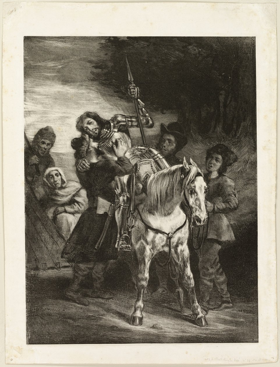 Goetz blessé soigné par les Bohémiens - Eugène Delacroix
