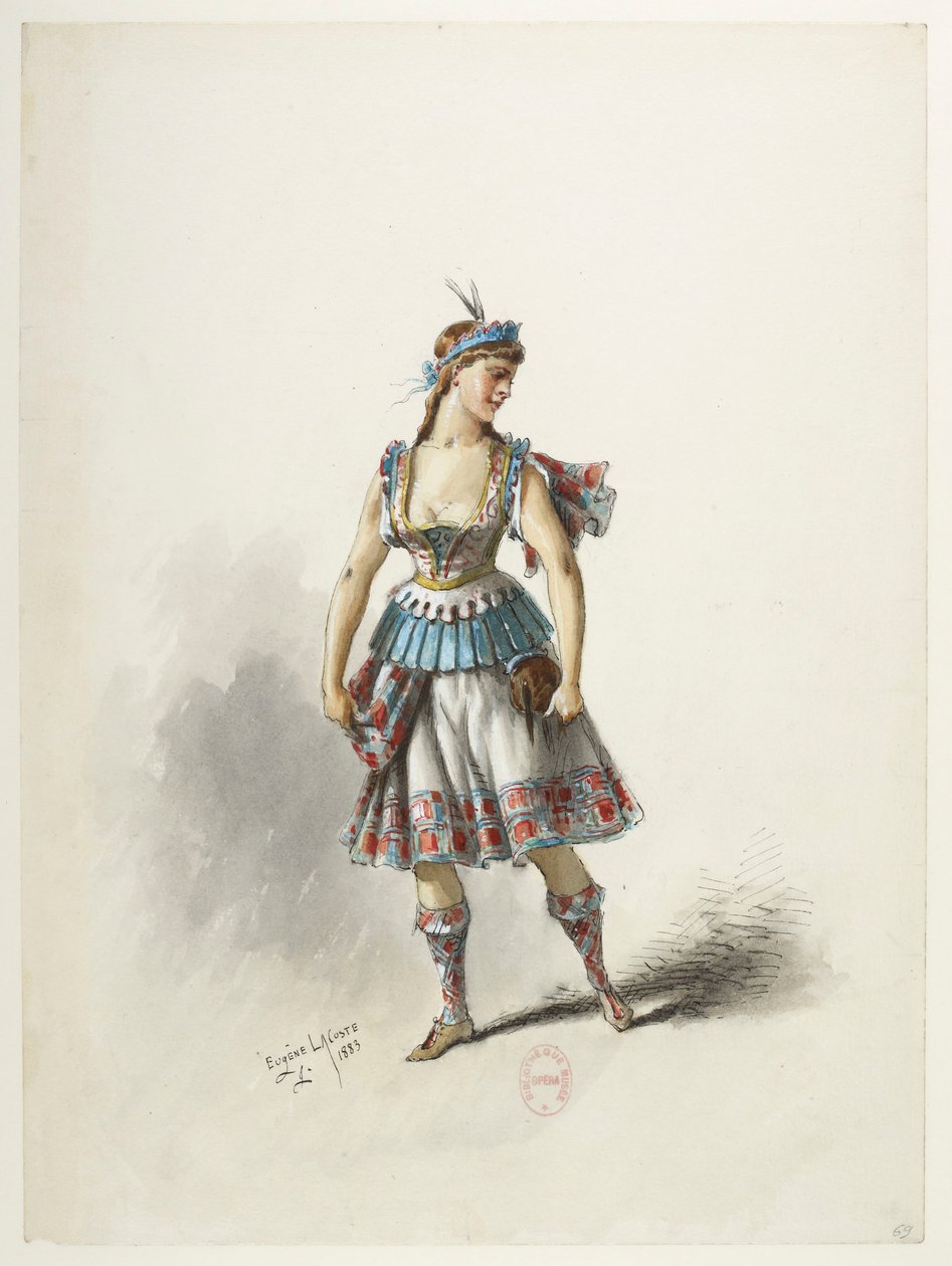 Btv1b84558104 71 - Saint-Saëns - Henry VIII - Maquettes de costumes - Lacoste - 69. Costume - Eugene Lacoste