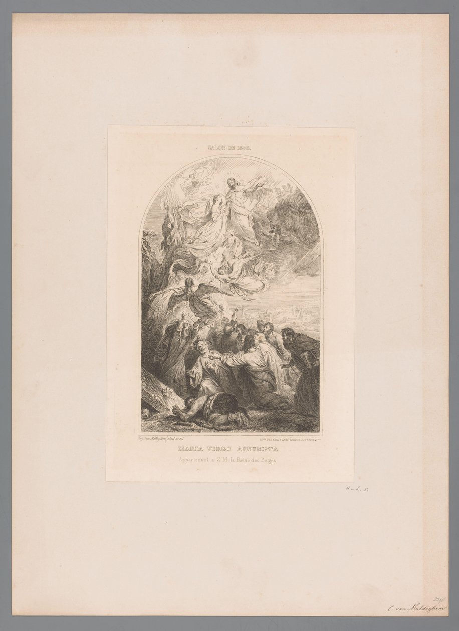 Ascension de Marie - Eugène Van Maldeghem