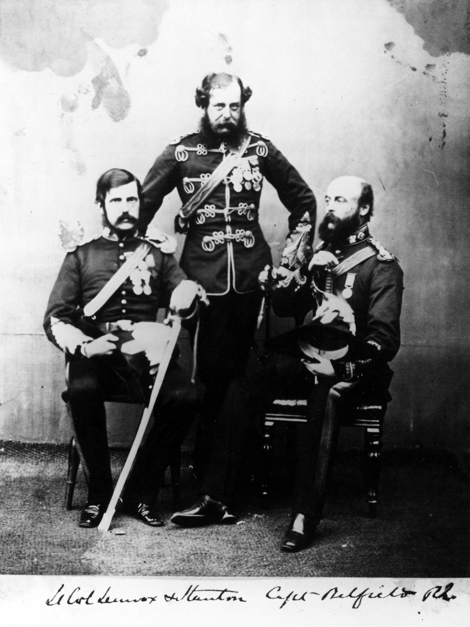 Lieutenants-colonels Lennox et Stanton et capitaine Belfield - European Photographer