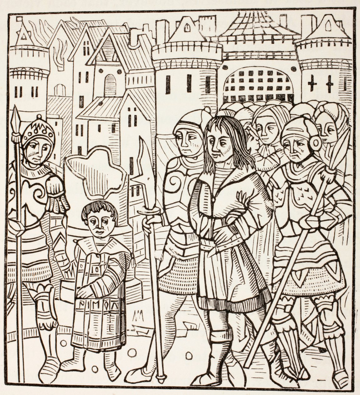 Saint Louis, roi Louis IX de France capturé par les Sarrasins après la bataille de Fariskur, c.1880 - European School