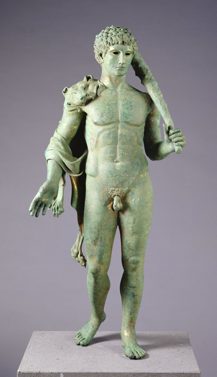 Jeune Hercule (bronze doré) - European European