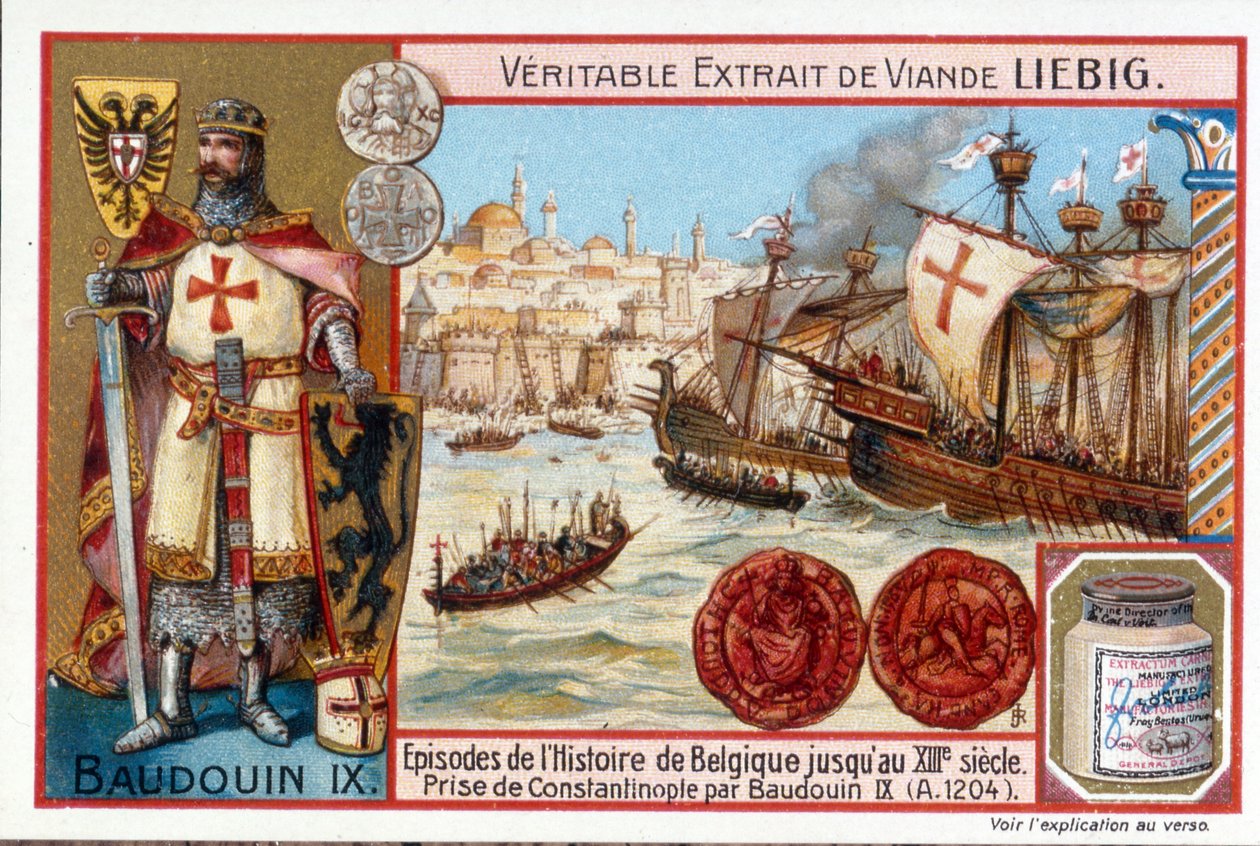 Baudouin Ier lors du sac de Constantinople - European School