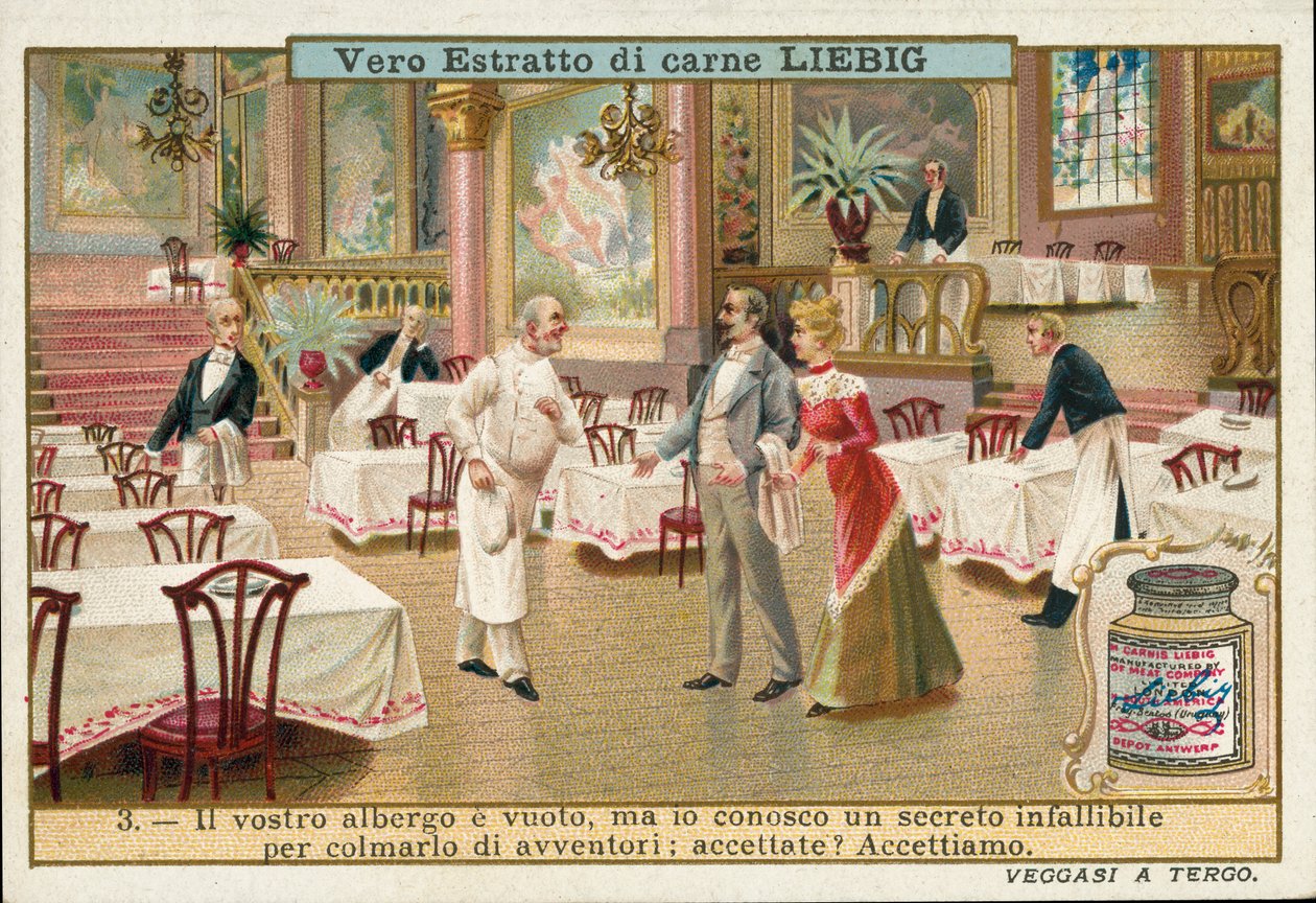 Un chef promet de redonner vie à un hôtel vide (chromolitho) - European School