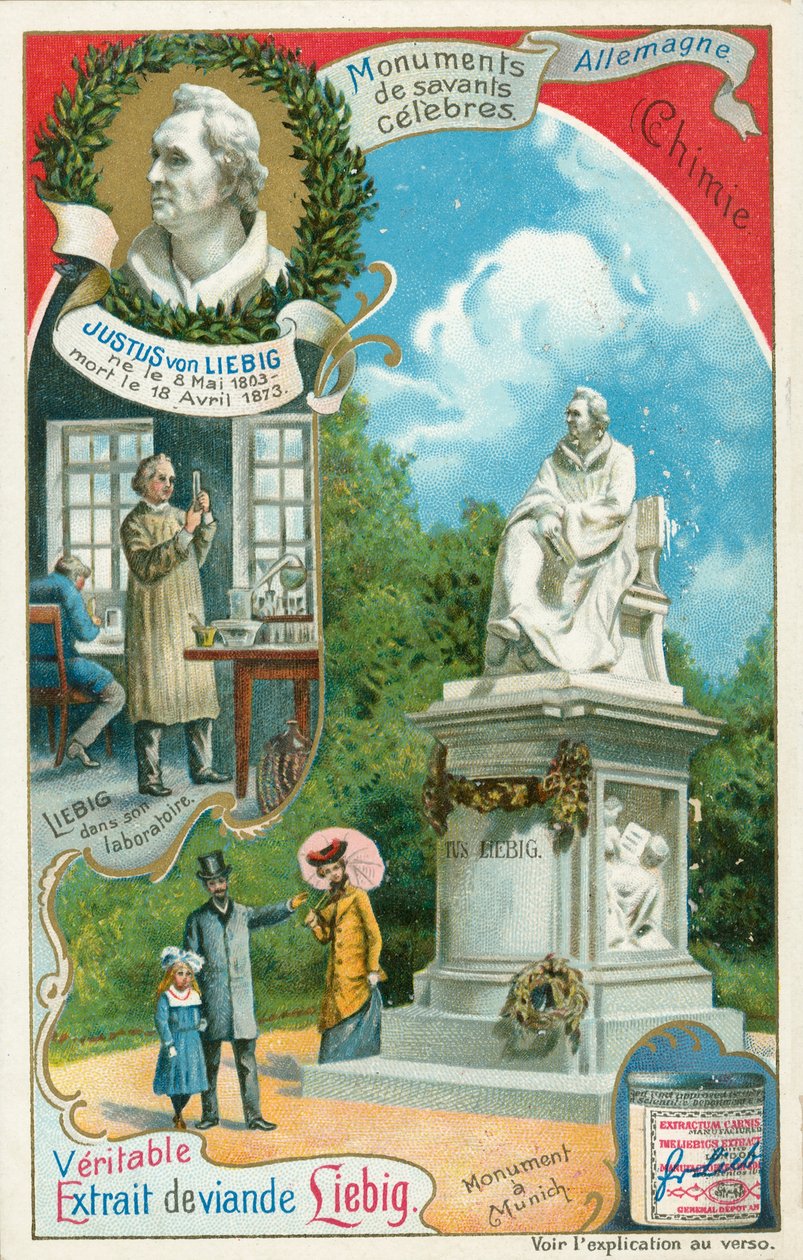 Justus von Liebig, Carte de Liebig, début du 20e siècle (chromo) - European School