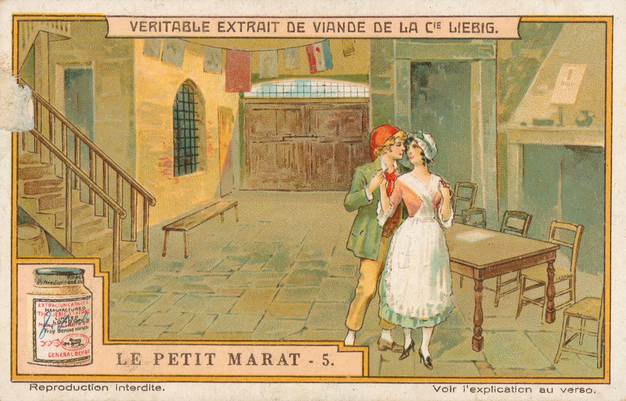 Le Petit Marat, carte Liebig, début du 20e siècle (chromo) - European School
