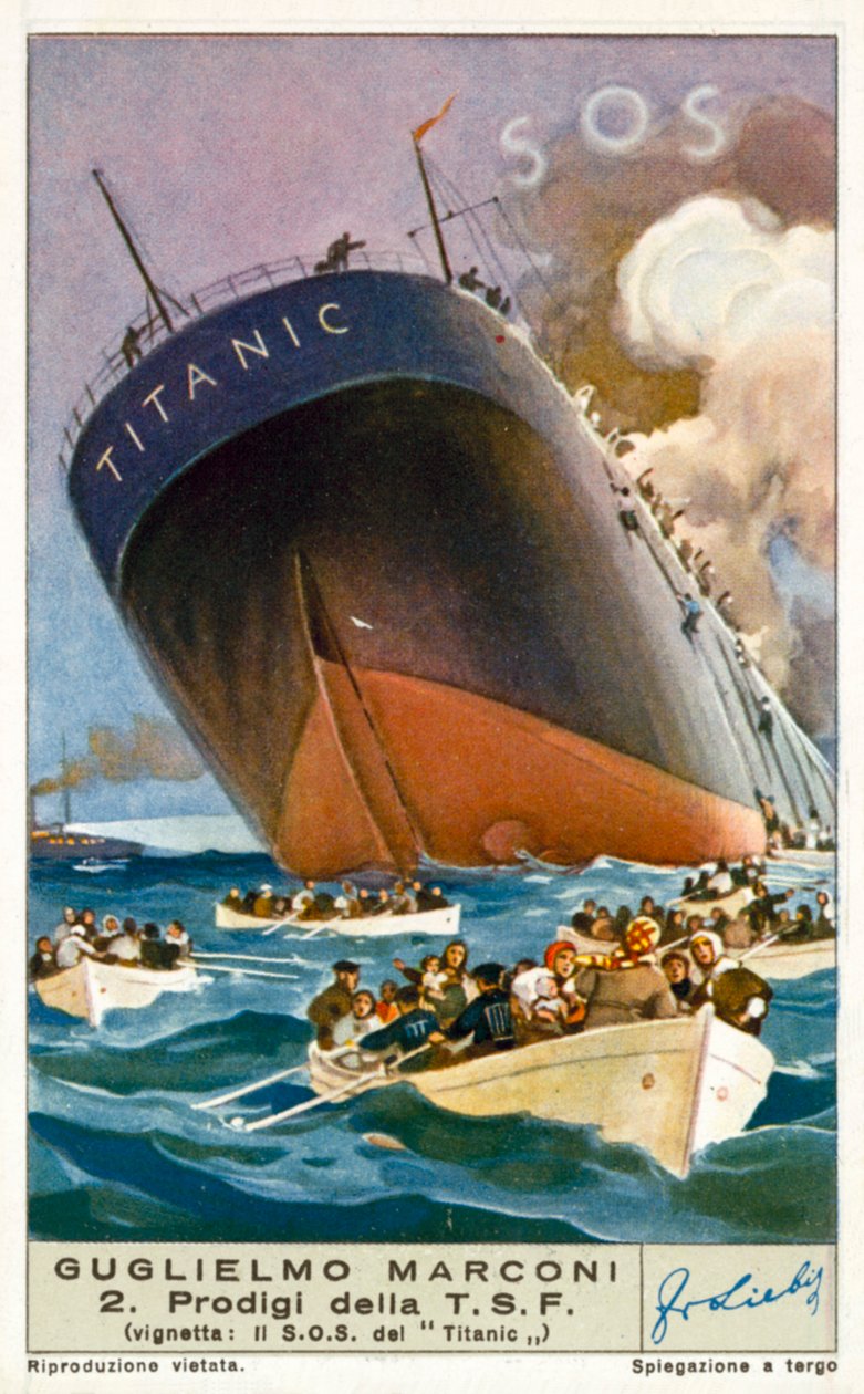 Le Titanic envoie un message SOS par radio - European School