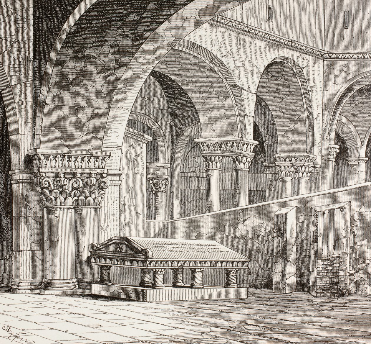 Tombe de Godefroy de Bouillon dans l