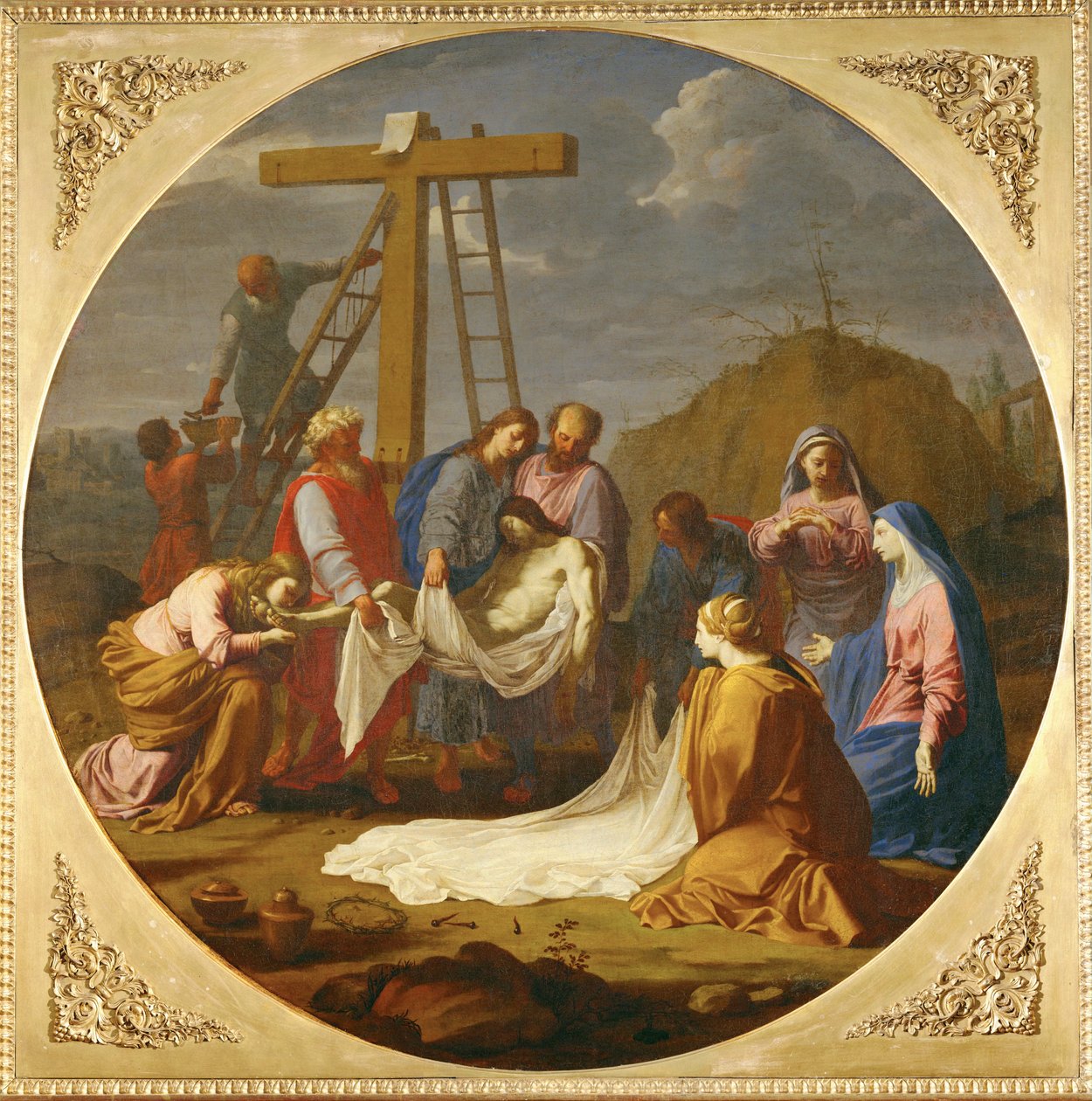 Le deposition de croix - Deposition … - Eustache (studio of) Le Sueur