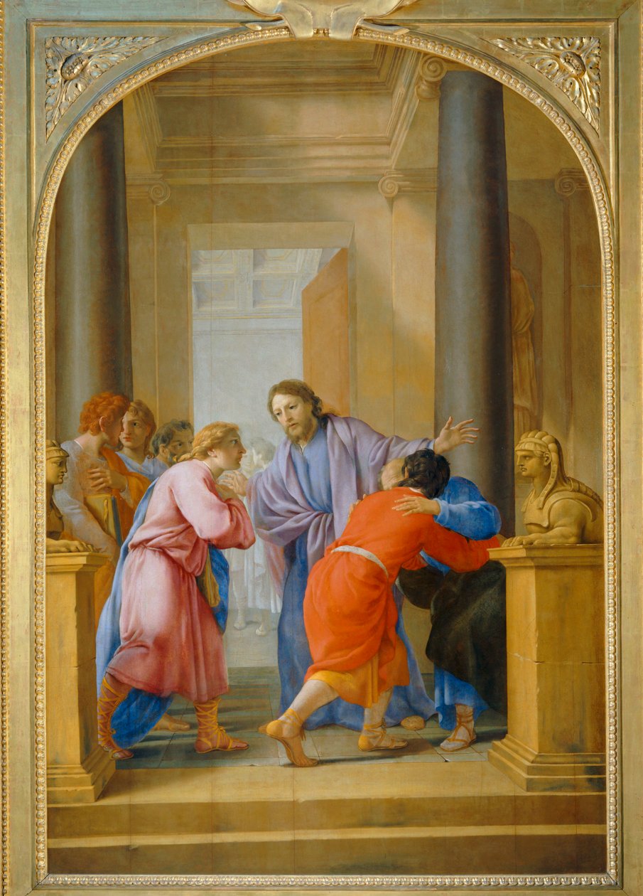 Saint Bruno engage ses disciples et ses amis à quitter le monde - Saint Bruno appelle ses disciples et ses amis à quitter le monde ... - Eustache (studio of) Le Sueur