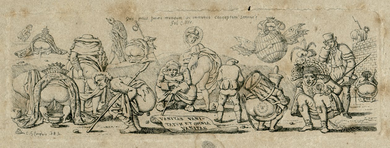 Vanité des vanités, tout est vanité, après 1800 - Eustache Hyacinthe Langlois