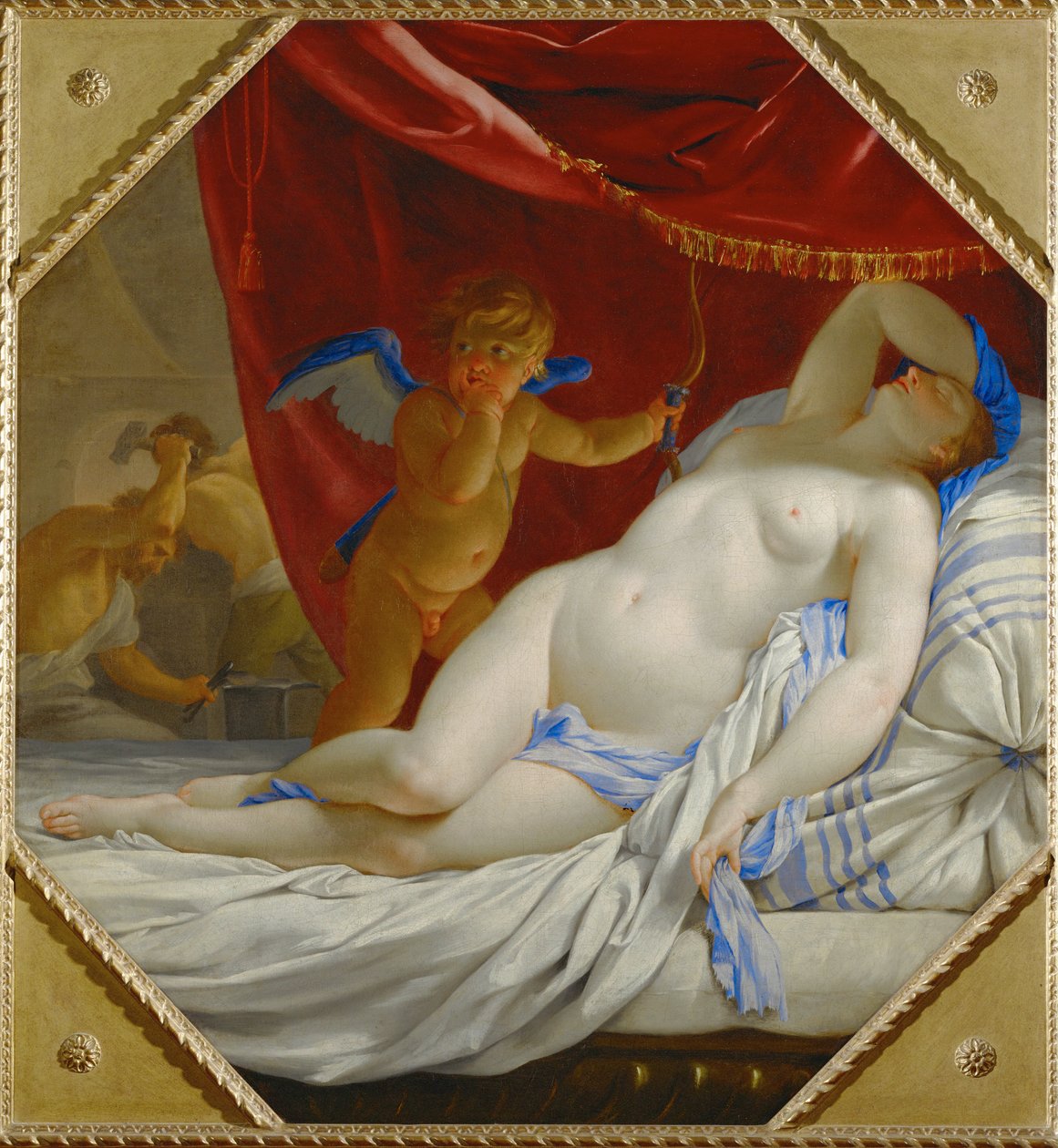 Venus endormie surprise par l
