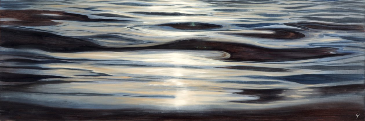 Soie liquide, 2020 (huile sur toile) - Eva Volf