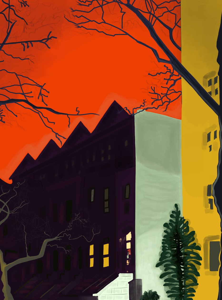 14th Street At 6.A.M., Brooklyn (art numérique) - Evan Sklar