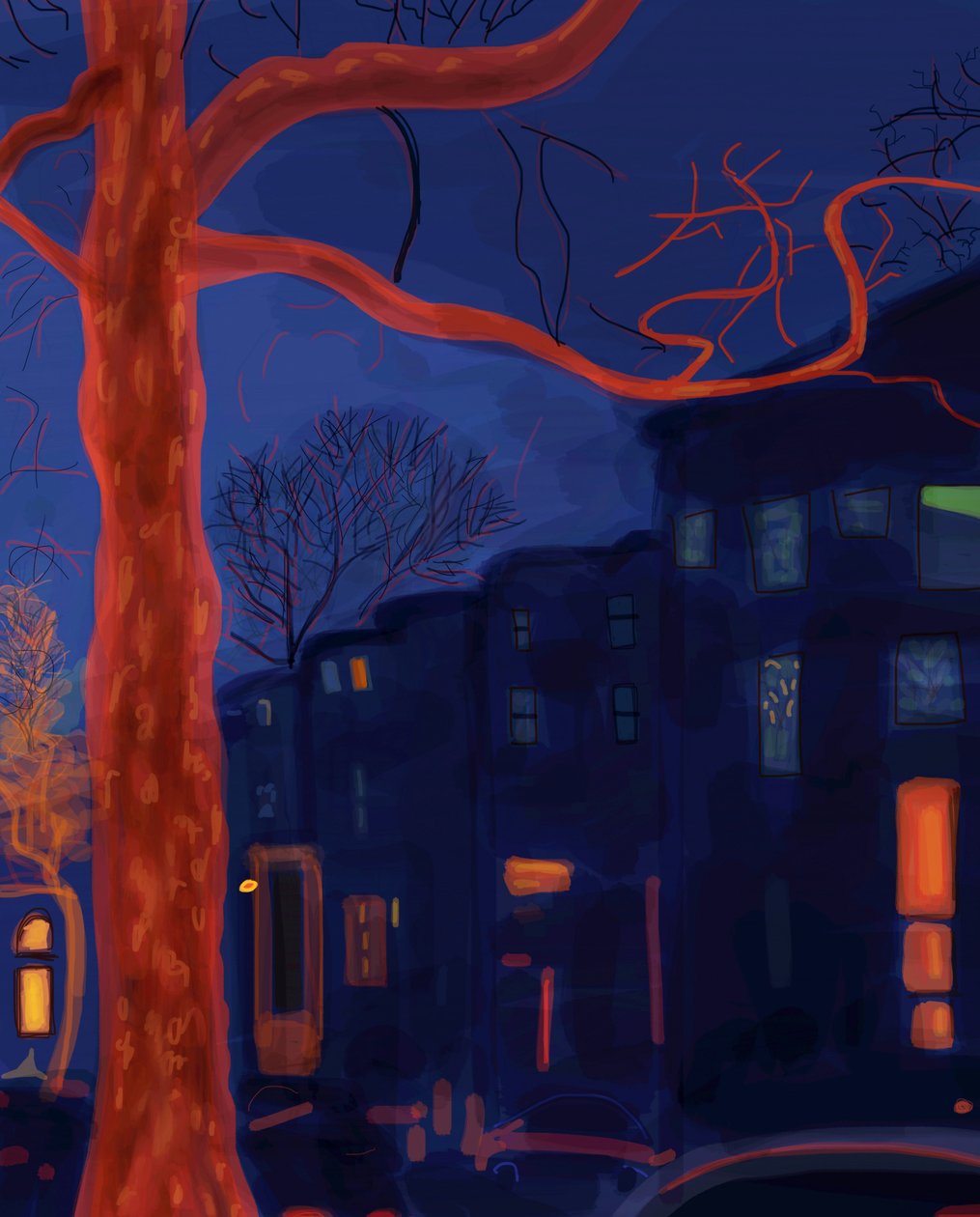 7th Street, Brooklyn, 2016 (art numérique) - Evan Sklar
