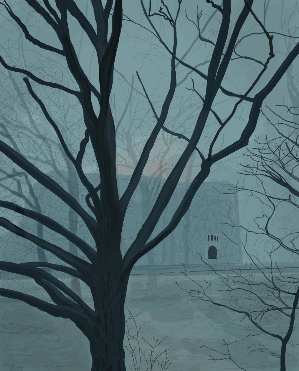 Parc Fog Prospekt, Brooklyn (art numérique) - Evan Sklar