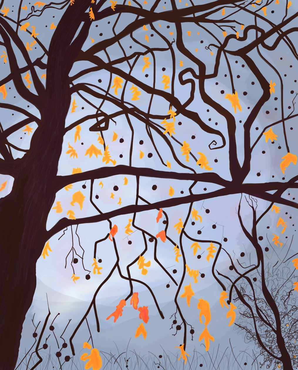 London Planetree , Brooklyn (art numérique) - Evan Sklar