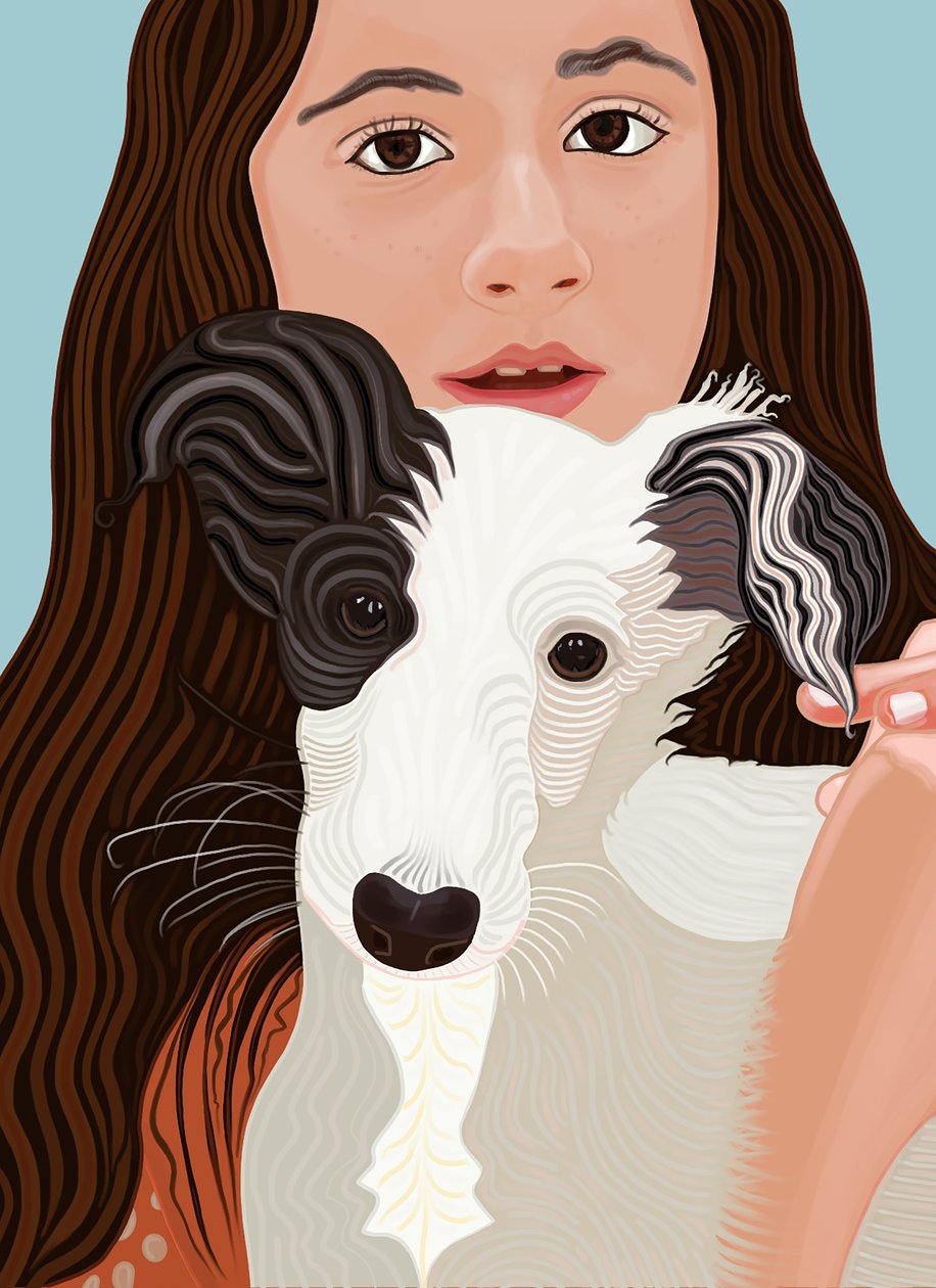 Minnie et Ava (art numérique) - Evan Sklar