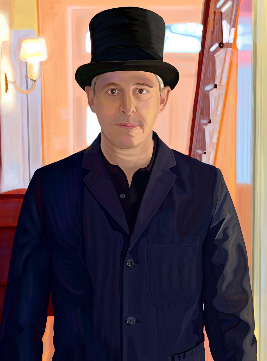Autoportrait en haine de cheval (art numérique) - Evan Sklar