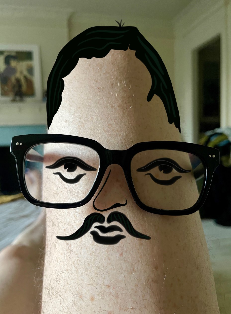 Thigh Guy, c.2020-24 (art numérique) - Evan Sklar