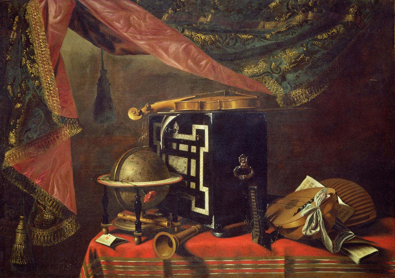 Nature morte avec instruments de musique - Evaristo Baschenis