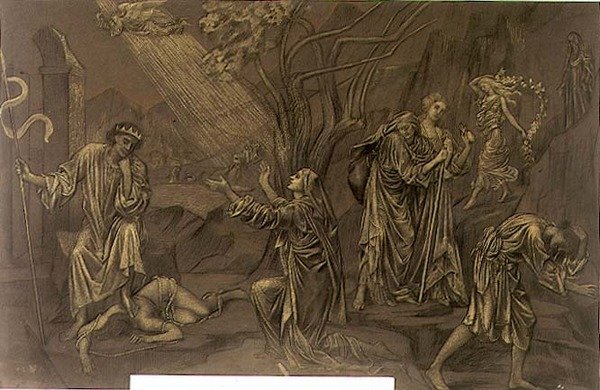 La Vallée des Ombres, vers 1899 - Evelyn De Morgan
