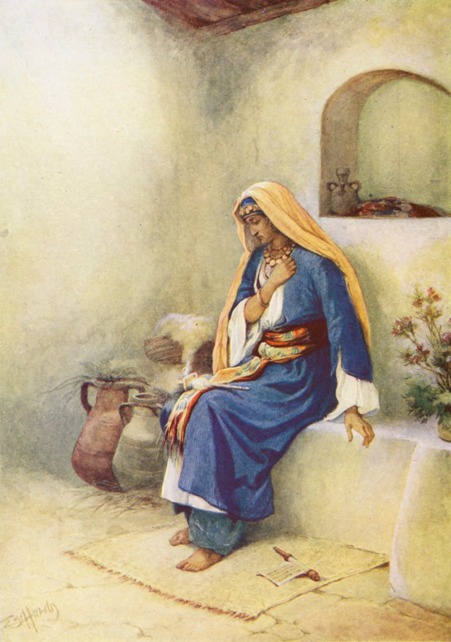La vision de Marie (lithographie couleur) - Evelyn Stuart Hardy