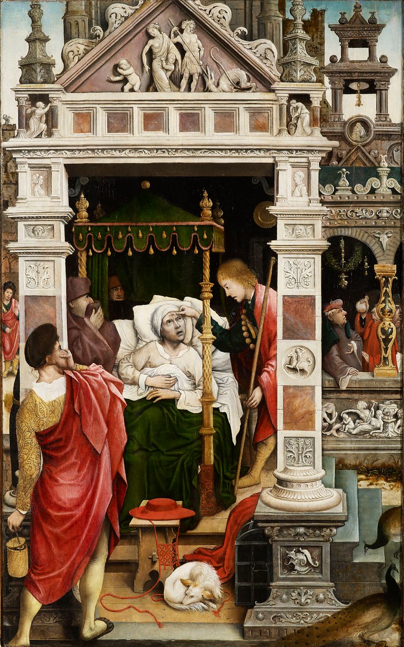 Scène de la vie de Saint Roch, 1517 - Everaert Orley
