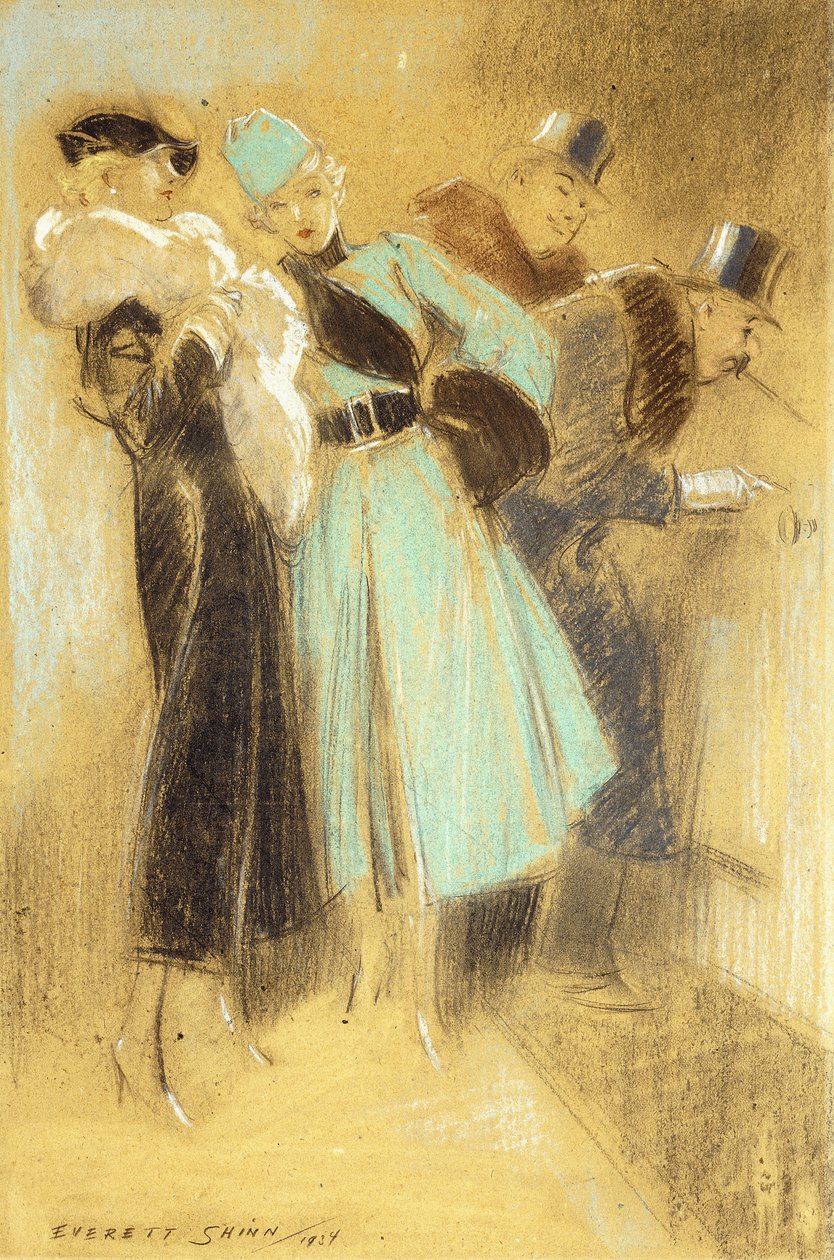 Au pire, nous regarderons ses gravures - Everett Shinn