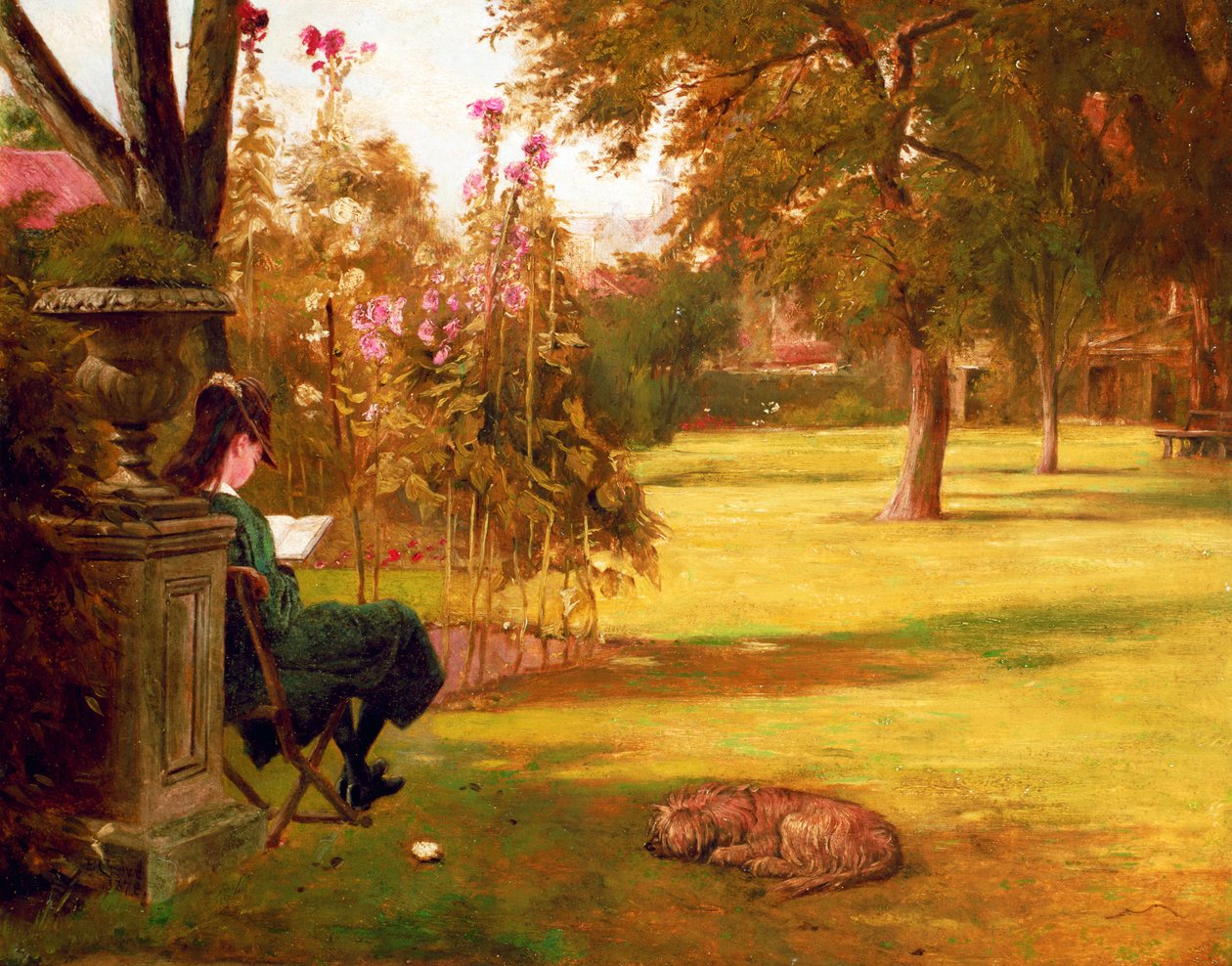 Une lecture tranquille - Eyre Crowe