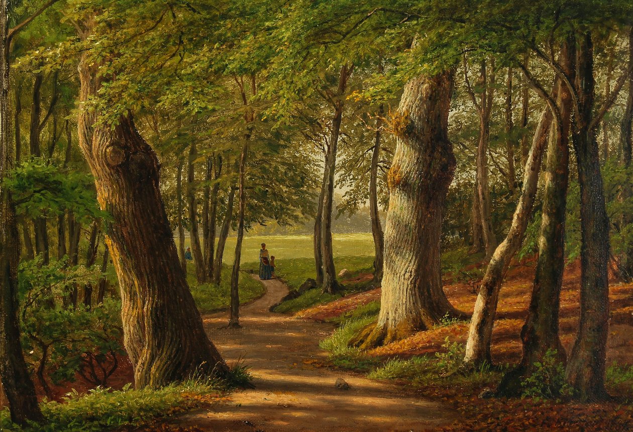 La forêt près de Hellebæk - F.C. Kiærskou