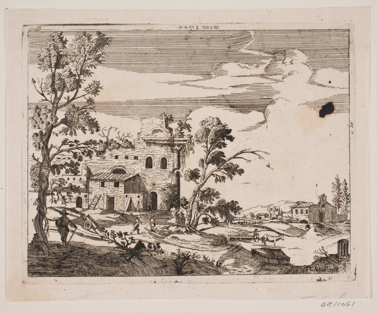 Paysage italien - F.C. Scholten
