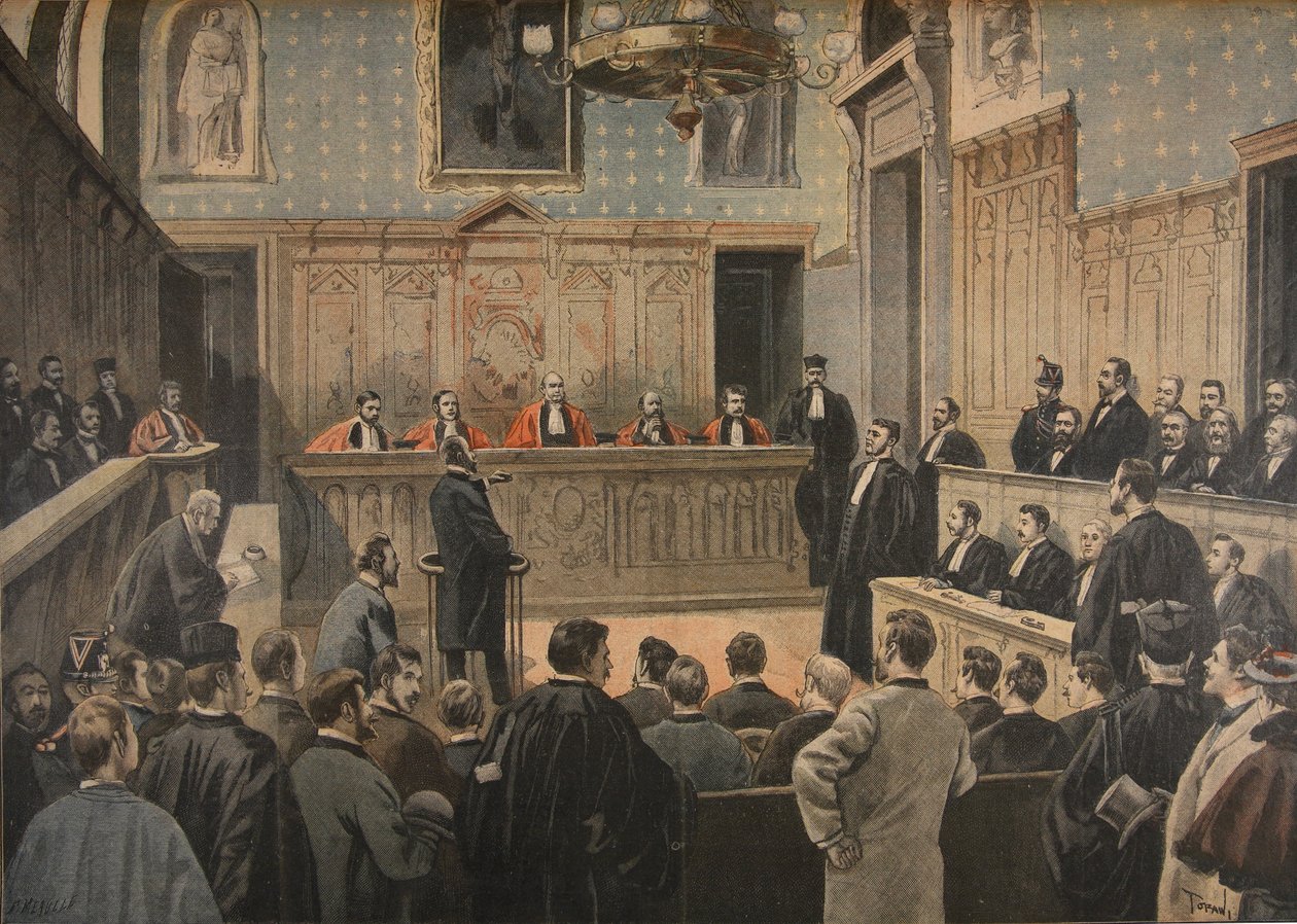 Le procès de Panama, illustration de 