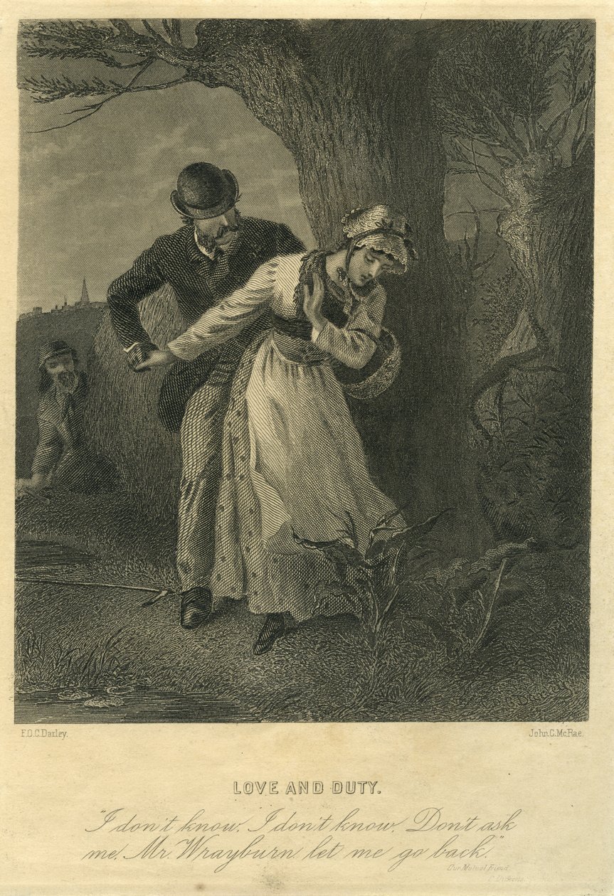 Notre ami commun, Amour et Devoir : Eugene Wrayburn et Lizzie Hexam - F.O.C. and McRae, C. John Darley