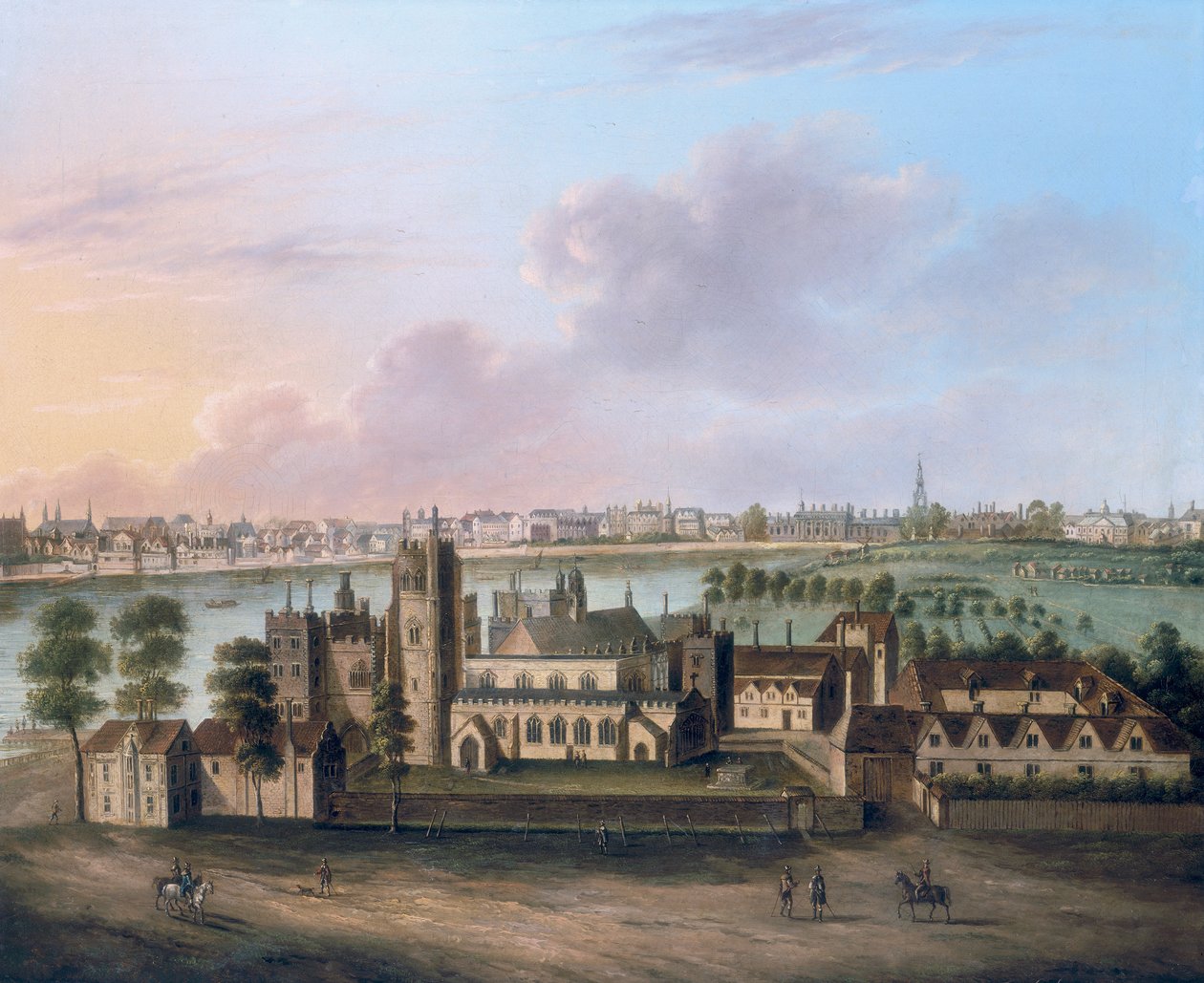 Palais de Lambeth, vers 1685 - FW Smith