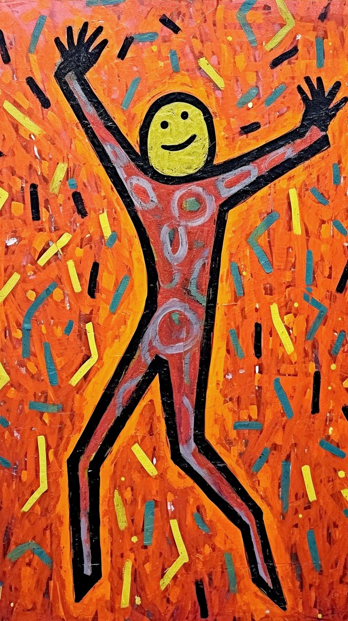 Peinture figurative naïve - F. Abderrahim