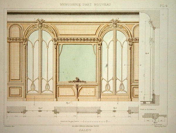 Conception pour un mur de salon, illustration de 