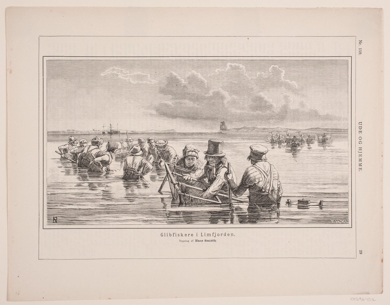 Pêcheurs de poissons-globes dans le Limfjord - F. Hendriksen