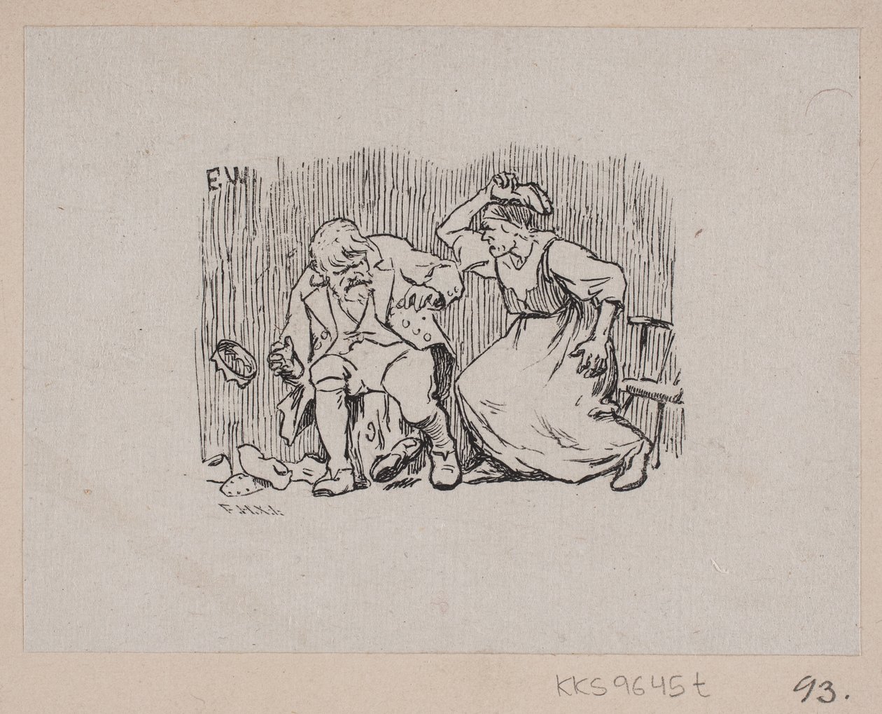 Illustration pour "Askeladden som fik prinsessen til at løgste sig" - F. Hendriksen