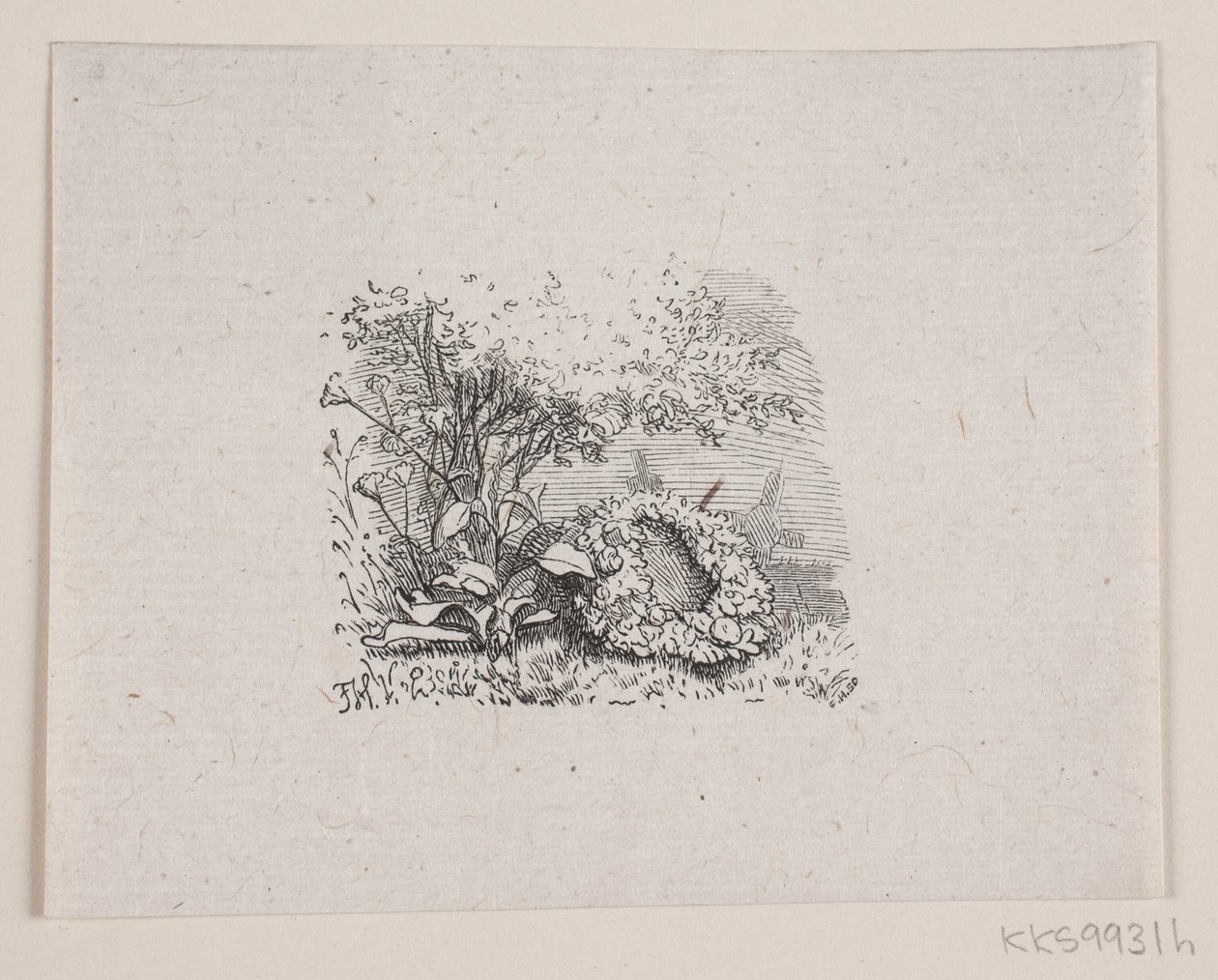 Illustration de "Les dernières heures", poème de H. J. Greensteen - F. Hendriksen
